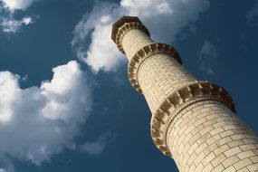 Tajmahal, Minaret, India, Mahal