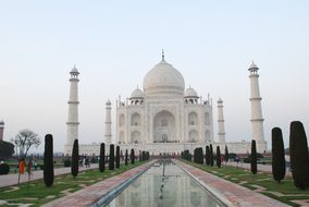Taj Mahal Monument Wonder India Agra Histo