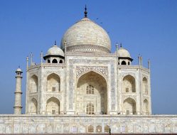 Taj Mahal Unesco Site World Wonder White M