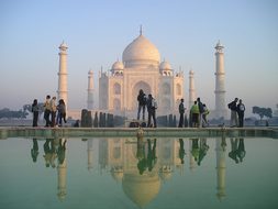India Taj Mahal Agra Temple Tomb Grave Ind
