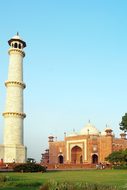 India, Agra Taj Mahal, Mausoleum, Marble