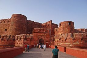 Agra Fort Unesco Heritage Site Castle Main