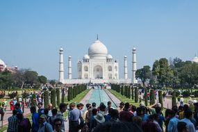 Taj Mahal Agra India Taj Mahal Jahan Palac