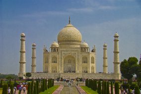 India Travel Agra Palace Taj Mahal India I