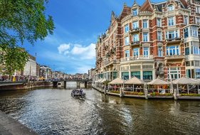 Amsterdam Canal Restaurant Netherlands Boa