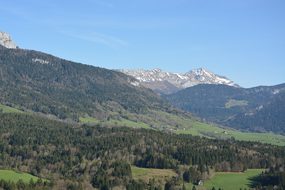 Mountain Landscape, Blue Sky, Annecy