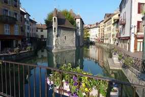 Annecy, Bridge, Pierre, Monument, France