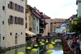 Annecy France Channel Water Romantic Atmos