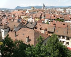 Annecy, View, Panorama, City, Town