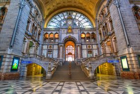 Antwerp, Station Hall, Building, Station