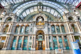 Antwerp, Station, Central Station, City