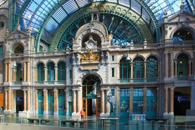 Antwerp Railway Station Belgium Station Ce
