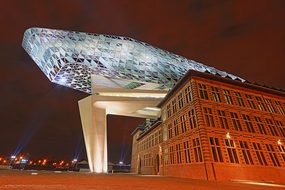 Belgium Antwerp Office Building Harbor Hav