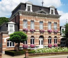 Antwerp, Belgium, Building, Flowers