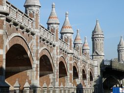 Antwerp, Belgium, Sky, Clouds, Bridge