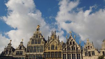 Antwerp Belgium Architecture Building Heav