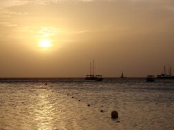 Sunset, Aruba, One Happy Island
