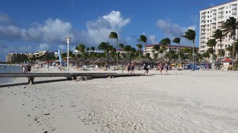 Aruba Hotel Beach Island Caribbean Sea Aru