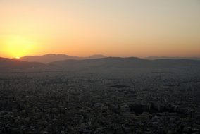 Sunset, Athens, Greece