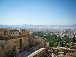 Akropolis, Athens, Greece, Lookout, View
