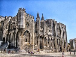 Palais Des Papes, Avignon, France, Hdr