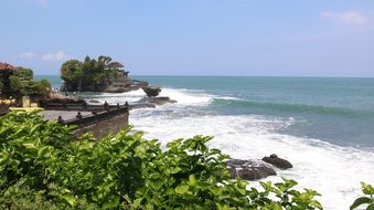 Coast Ocean Indian Ocean Bali Indonesia Se
