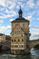 Bamberg, Town Hall, Fachwerkhaus, Bridge