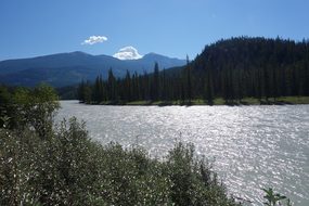 River, Canada, Back Light, Nature, Water