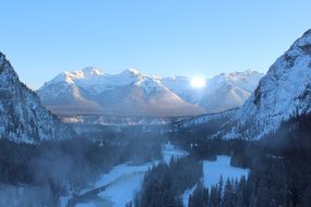 Rocky Mountains Canada Banff Mountains Mou