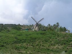Windmill, Barbados, Island, Travel