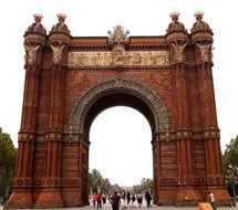 Sculpture, Arc De Triomf, Barcelona
