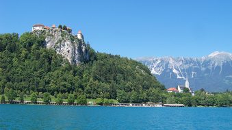 Lake, Bled, Slovenia, Castle