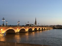 Bordeaux, Bridge, France, City, River
