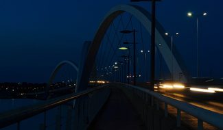 Bridge, Jk, Night, Brasilia, Brazil