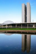 Brasilia Architecture Sky Blue Afternoon B