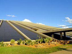 Brasilia, Brazil, Sky, Clouds, Building