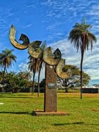 Brasilia, Brazil, Park, Sculpture