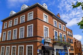 Building, House, Facade, Brick