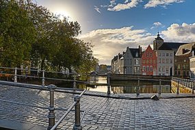 Belgium Bridge Travel Europe Belgian Sceni