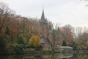 Medieval, Canal, Brugge, Belgium