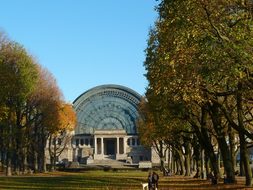 Brussels, Belgium, Sky, Trees, Building