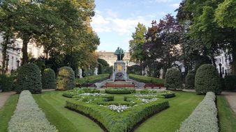 Petit Sablon Park Sablon Gardens Belgium B