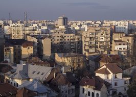 Bucharest Roof Architecture Building Roman