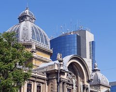 Bucharest Roof Landscapes Antique Modern B