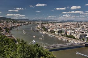 Budapest, Hungary, Views, Centre, Bridge