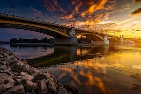 Budapest Hungary Bridge Architecture Danub