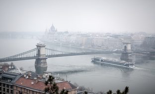 Budapest Danube River City Cityscape Urban