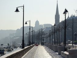 Budapest, Hungary, Buda, Backlight