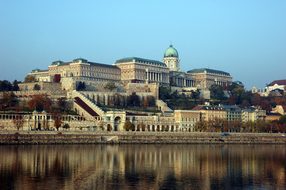 Buda Castle Pest Budapest River Hungary Ca