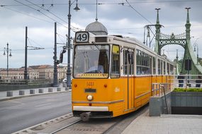 Tram Transport Transportation Budapest Hun